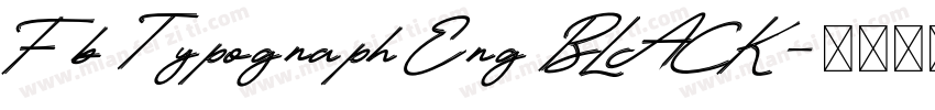 Fb Typograph Eng BLACK字体转换